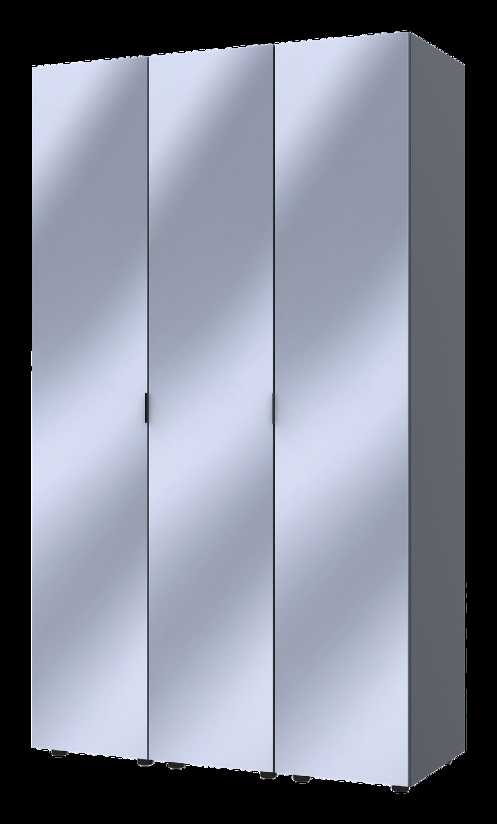 Комплект  Doros Гелар 3 Зеркала 117х49.5х203.4 (42002167) Графит 