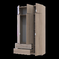 Шкаф для одежды Лукас 3 ДСП 135х50х240 (80737803) Дуб сонома Шкаф для одежды Лукас 3 ДСП 135х50х240 (80737803) Дуб сонома