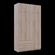 Шкаф для одежды Лукас 3 ДСП 135х50х240 (80737803) Дуб сонома Шкаф для одежды Лукас 3 ДСП 135х50х240 (80737803) Дуб сонома