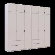 Шкаф для одежды Doros Лукас 3+3 ДСП 270х50х240 (42005116) Кашемир