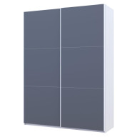 Шкаф купе Doros G-Caiser 2 ДСП / 3 части 160х60х240 (42005087) Белый/Графит Шкаф купе Doros G-Caiser 2 ДСП / 3 части 160х60х240 (42005087) Белый/Графит