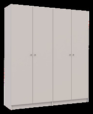 Комплект Doros Промо с полками 2+2 ДСП 180х48х204 (44900290) Кашемир