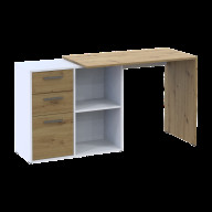 Офисный стол Doros T8 100х83х75 (41516060) Белый/Дуб Артизан Офисный стол Doros T8 100х83х75 (41516060) Белый/Дуб Артизан