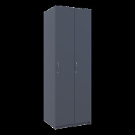 Раздевалка Doros 2-х секционная Графит 2 ДСП 60х52х180 (40512886)