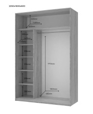 Шкаф купе Doros Сити Лайт 1 ДСП / 1 зеркало 150х60х225 (80736353) Кашемир Шкаф купе Doros Сити Лайт 1 ДСП / 1 зеркало 150х60х225 (80736353) Кашемир