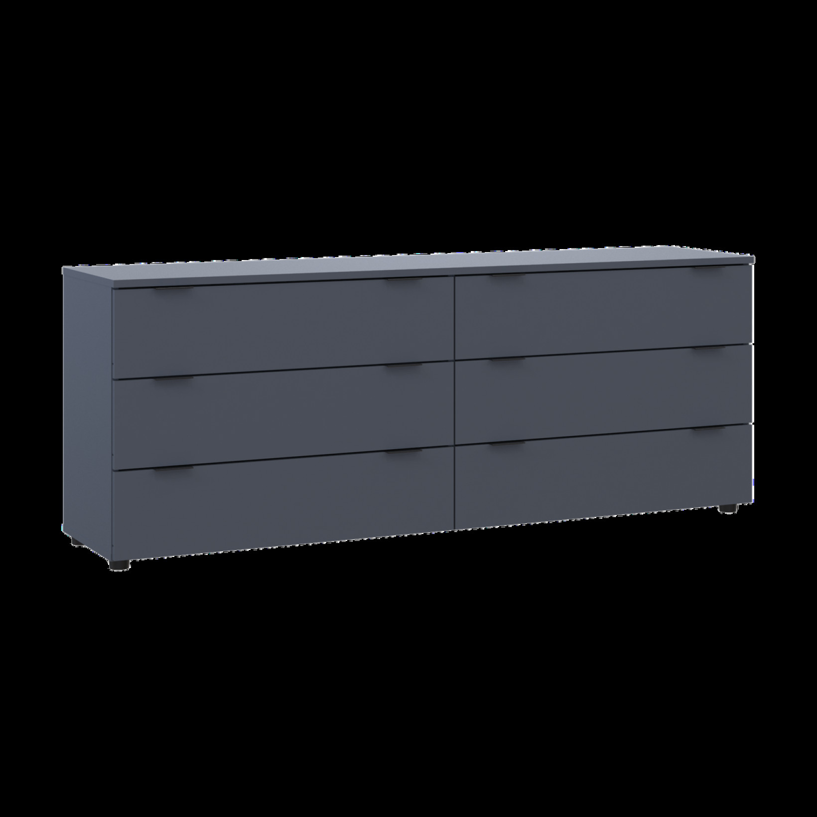 Комод Doros Рон 9 на 6 Ящичков 160х38х62 (41516176)  Графит