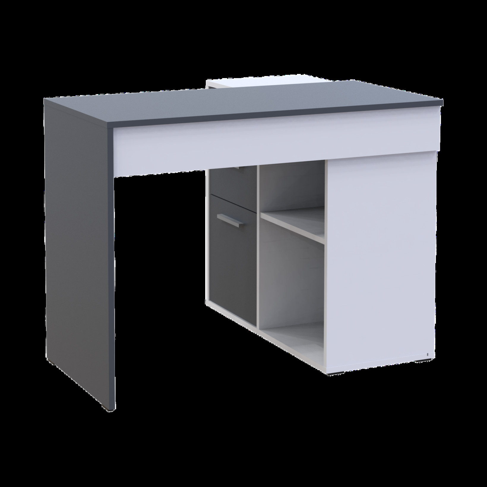 Офисный стол Doros T8 100х83х75 (41516125) Белый/Графит