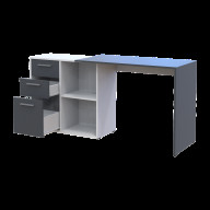 Офисный стол Doros T8 100х83х75 (41516125) Белый/Графит Офисный стол Doros T8 100х83х75 (41516125) Белый/Графит