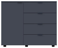 Комод GС1 Doros 100х40х81,2 (41510069) Графит Комод GС1 Doros 100х40х81,2 (41510069) Графит
