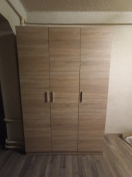 Шкаф для одежды Doros Промо 3 ДСП 135х48х204 (80737072) Дуб сонома