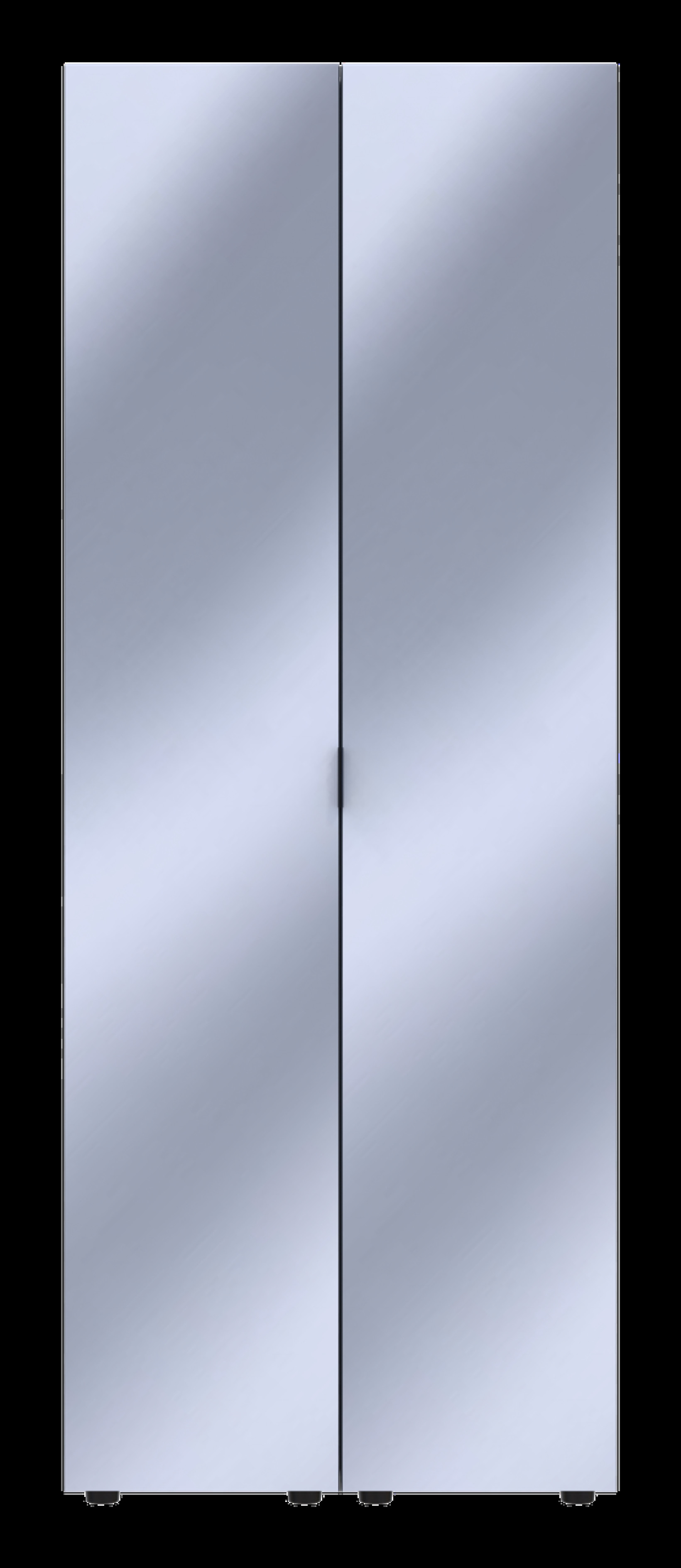 Комплект Doros Гелар 2 Зеркала 78х49.5х203.4 (42002164) Графит 