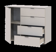 Комод GС1 Doros 100х40х81,2 (41510134) Кашемир Комод GС1 Doros 100х40х81,2 (41510134) Кашемир
