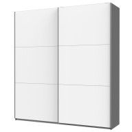 Шкаф купе Doros G-Caiser 2 ДСП / 3 части 220х60х240 (42001012) Графит/Белый