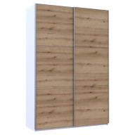 Шкаф купе Doros G-Caiser 2 ДСП 160х60х240 (42005073) Белый/Дуб Евок