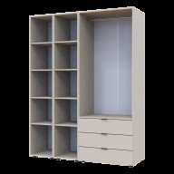 Комплект Doros Гелар с 2 Этажерками 2 ДСП 153.9х49.5х203.4 (80737644) Кашемир Комплект Doros Гелар с 2 Этажерками 2 ДСП 153.9х49.5х203.4 (80737644) Кашемир