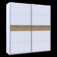 Шкаф купе Doros G-Caiser 2 ДСП /5 частей 220х60х240 (44900283) Белый со вставкой Дуб Эвок Шкаф купе Doros G-Caiser 2 ДСП /5 частей 220х60х240 (44900283) Белый со вставкой Дуб Эвок