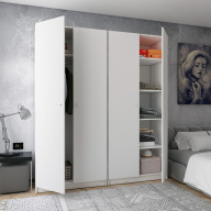 Комплект Doros Промо с полками 2+2 ДСП 180х48х204 (44900288) Белый Комплект Doros Промо с полками 2+2 ДСП 180х48х204 (44900288) Белый