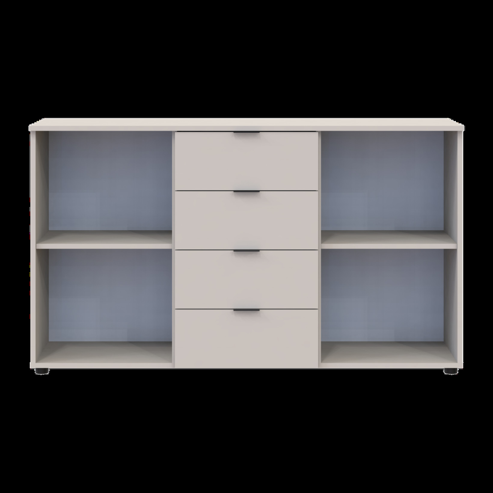 Комод Doros Рон 5 2 фасада 4 шухляды 140х38х81 (41516047) Кашемир
