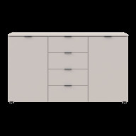Комод Doros Рон 5 2 фасада 4 шухляды 140х38х81 (41516047) Кашемир