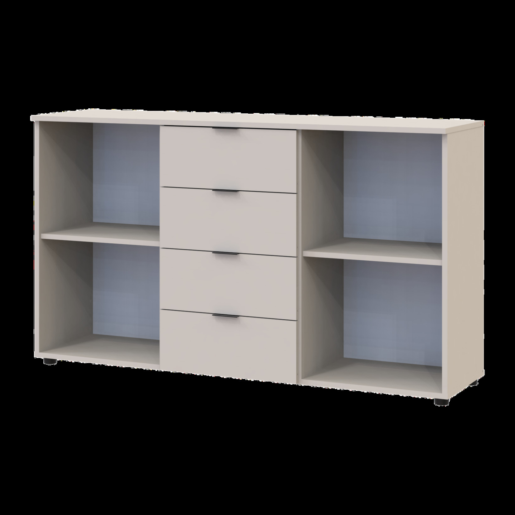 Комод Doros Рон 5 2 фасада 4 шухляды 140х38х81 (41516047) Кашемир