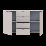 Комод Doros Рон 5 2 фасада 4 шухляды 140х38х81 (41516047) Кашемир