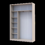 Шкаф купе Doros Сити Лайт 2 ДСП 150х45х225 (80736350) Кашемир Шкаф купе Doros Сити Лайт 2 ДСП 150х45х225 (80736350) Кашемир