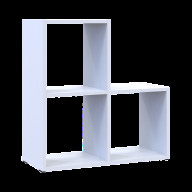 Стеллаж Doros Степ 2х2 открытый 69х28.8х71.4 (41516156) Белый 