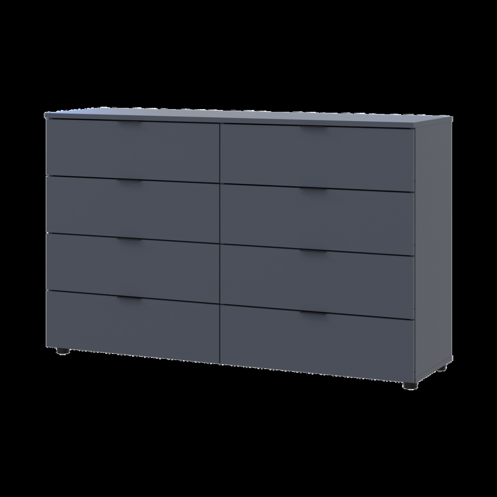 Комод Doros Рон 8 на 8 Ящичков 130х38х81 (41516173) Графит