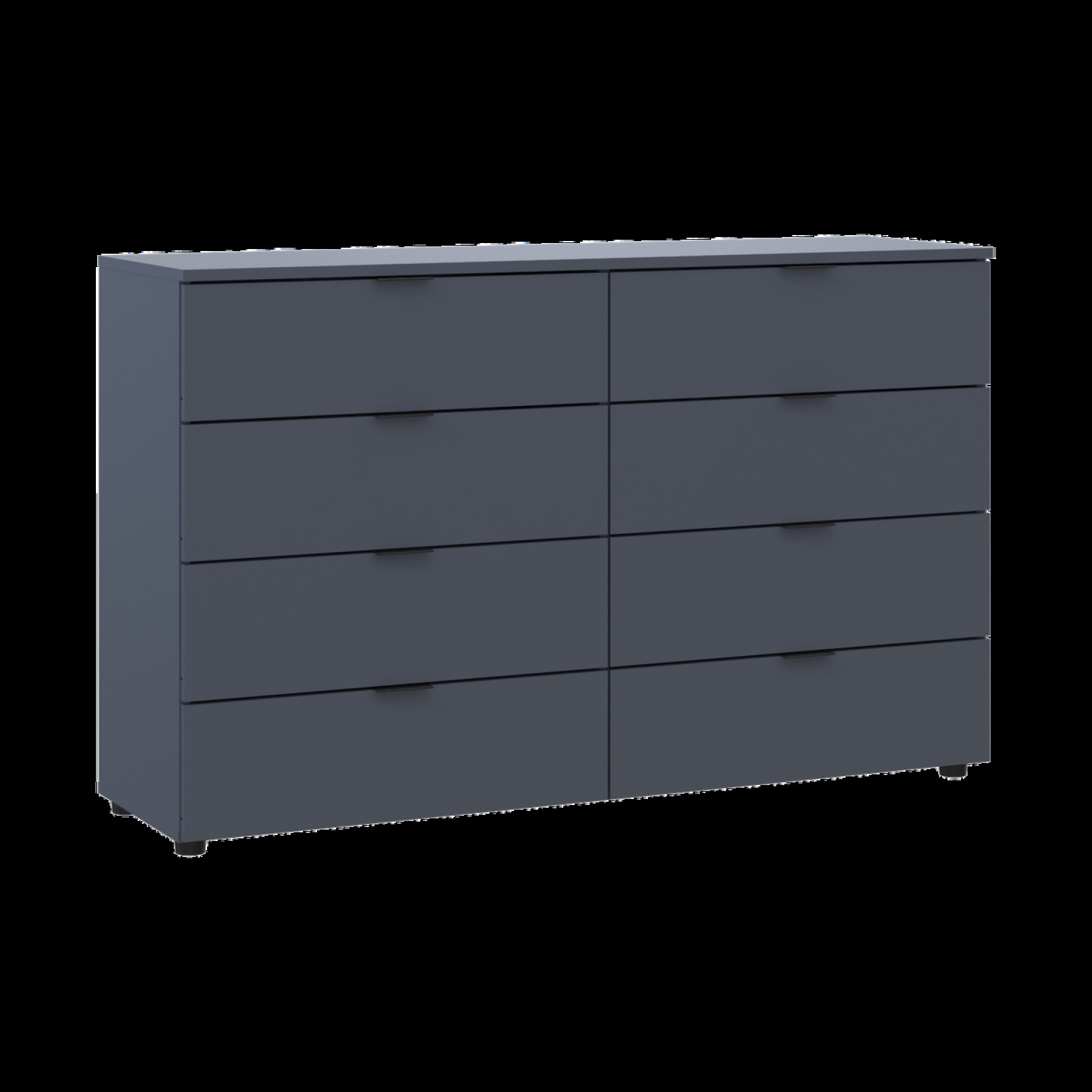 Комод Doros Рон 8 на 8 Ящичков 130х38х81 (41516173) Графит