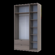 Шкаф для одежды Doros Лукас 3 ДСП 135х50х240 (44900369) Канноло Шкаф для одежды Doros Лукас 3 ДСП 135х50х240 (44900369) Канноло