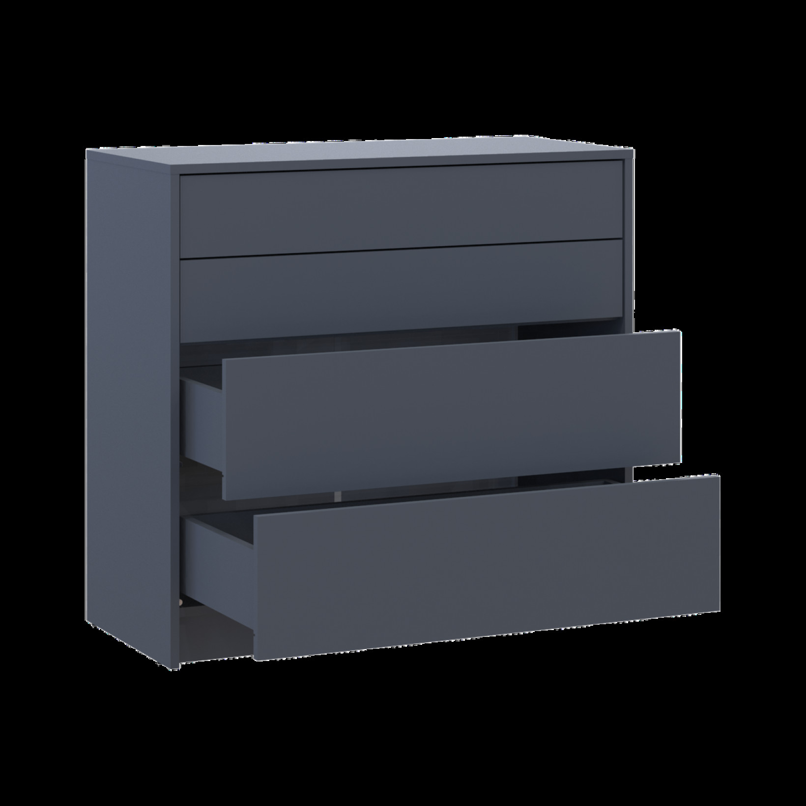 Комод Дейл  4Ш 90х41х85 (41516236) Doros Графит
