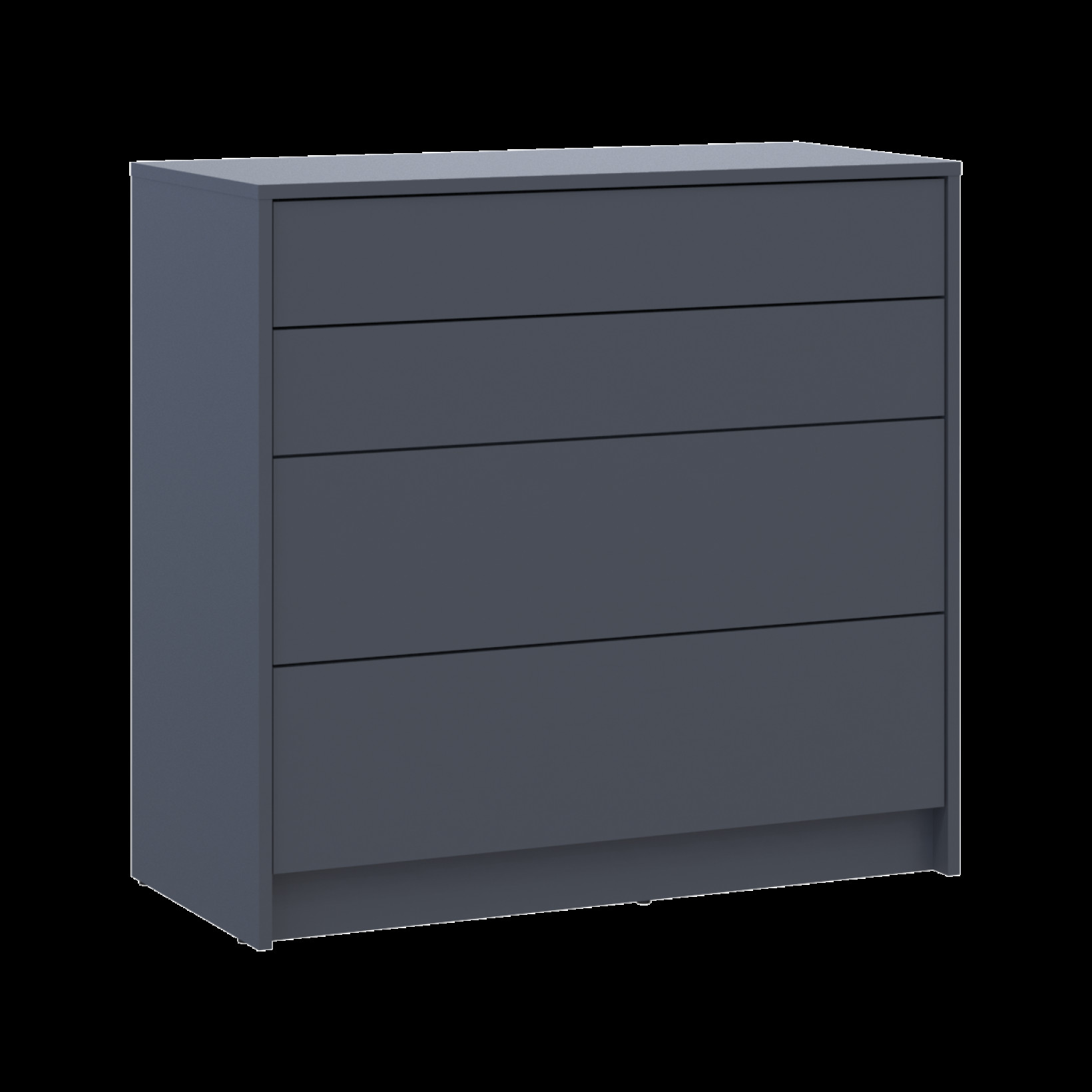 Комод Дейл  4Ш 90х41х85 (41516236) Doros Графит