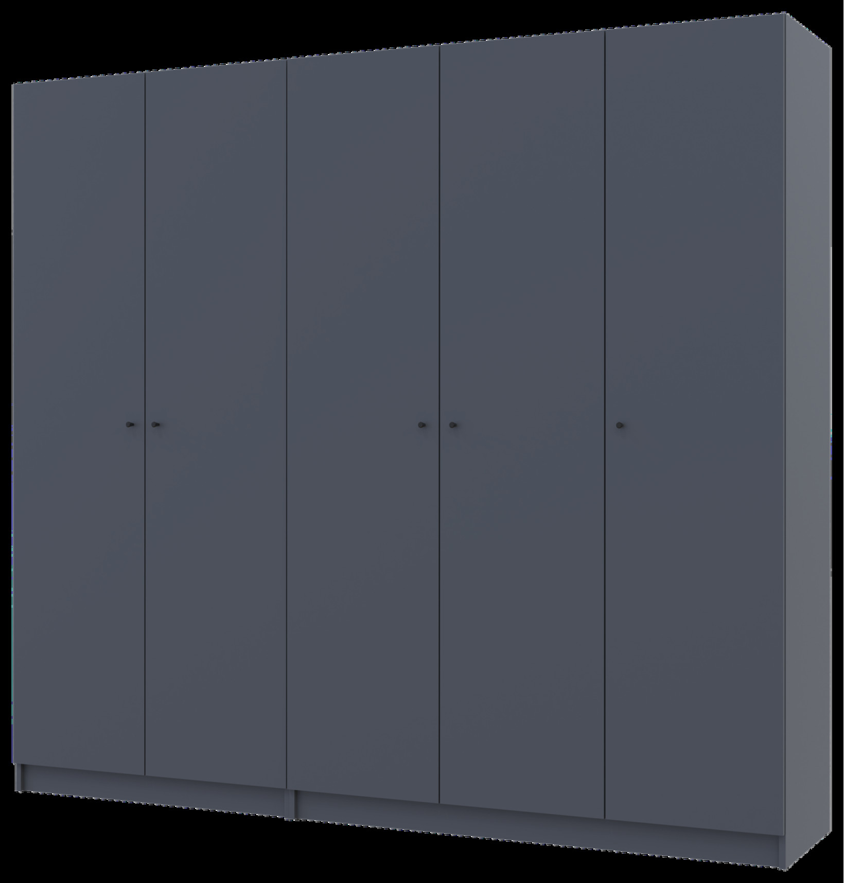 Шкаф для одежды (комплект) Doros Промо 2+3 ДСП 225х48х204 (42005069) Графит