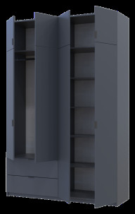 Шкаф для одежды Doros Лукас 160х50х240 (80736287) Графит Шкаф для одежды Doros Лукас 160х50х240 (80736287) Графит