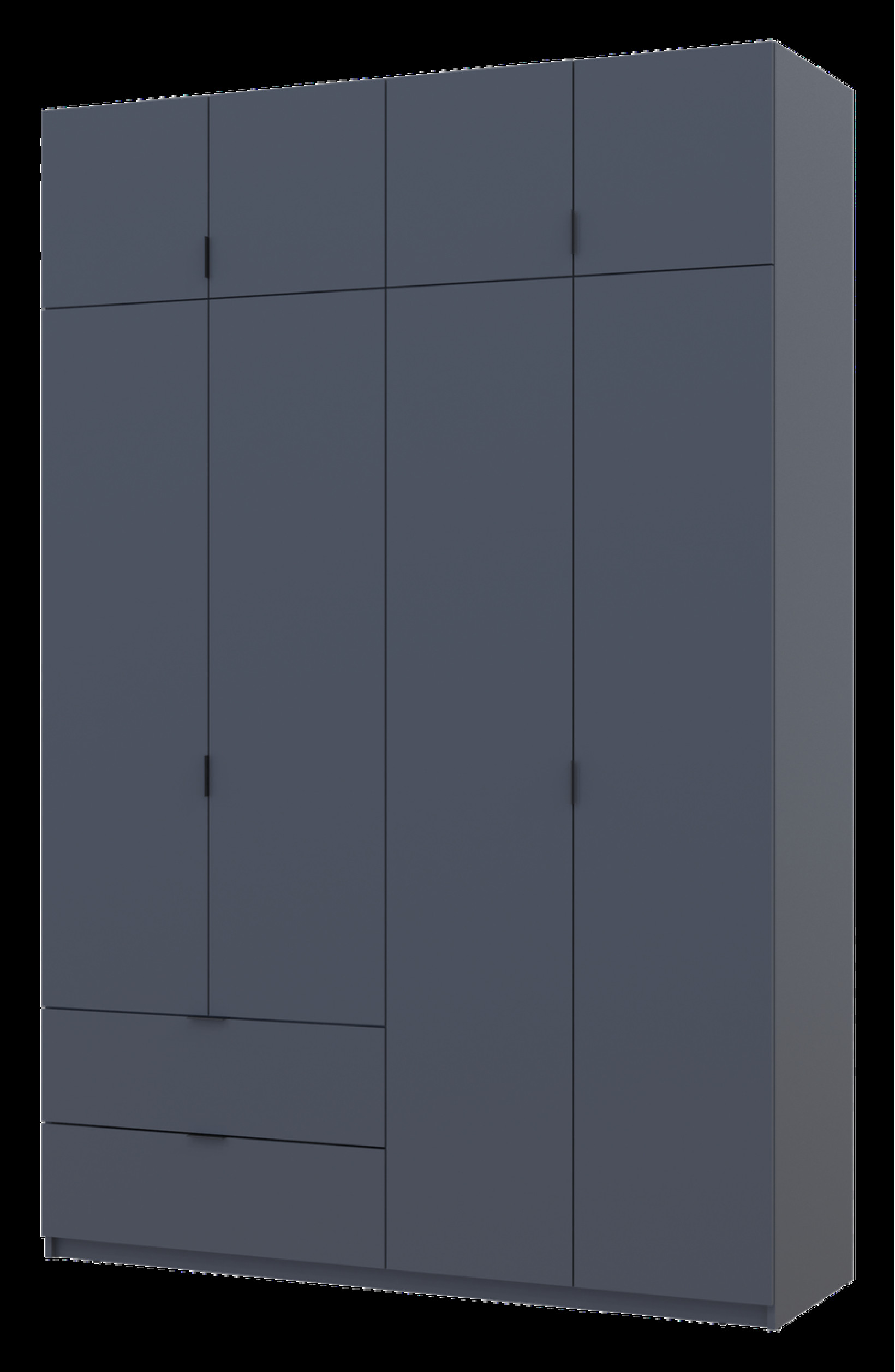 Шкаф для одежды Doros Лукас 160х50х240 (80736287)  Графит 
