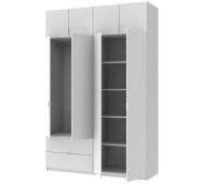 Шкаф для одежды Doros Лукас 160х50х240 (80737067) Белый