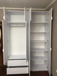 Шкаф для одежды Doros Лукас 160х50х240 (80737067) Белый