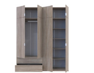 Шкаф для одежды Doros Лукас 160х50х240 (80737730) Дуб сонома Шкаф для одежды Doros Лукас 160х50х240 (80737730) Дуб сонома