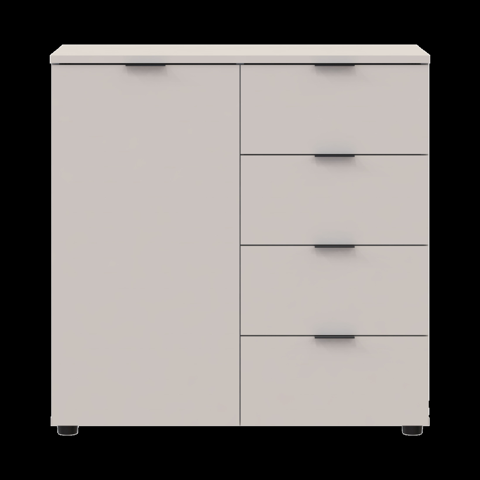 Комод Doros Рон 1 1 фасад 4 шухляды 80х38х81 (41516043) Кашемир
