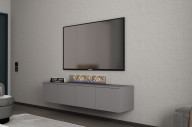 Тумба ТВ Doros Левия 4Д 160х35х33 (41516088) Графит Тумба ТВ Doros Левия 4Д 160х35х33 (41516088) Графит