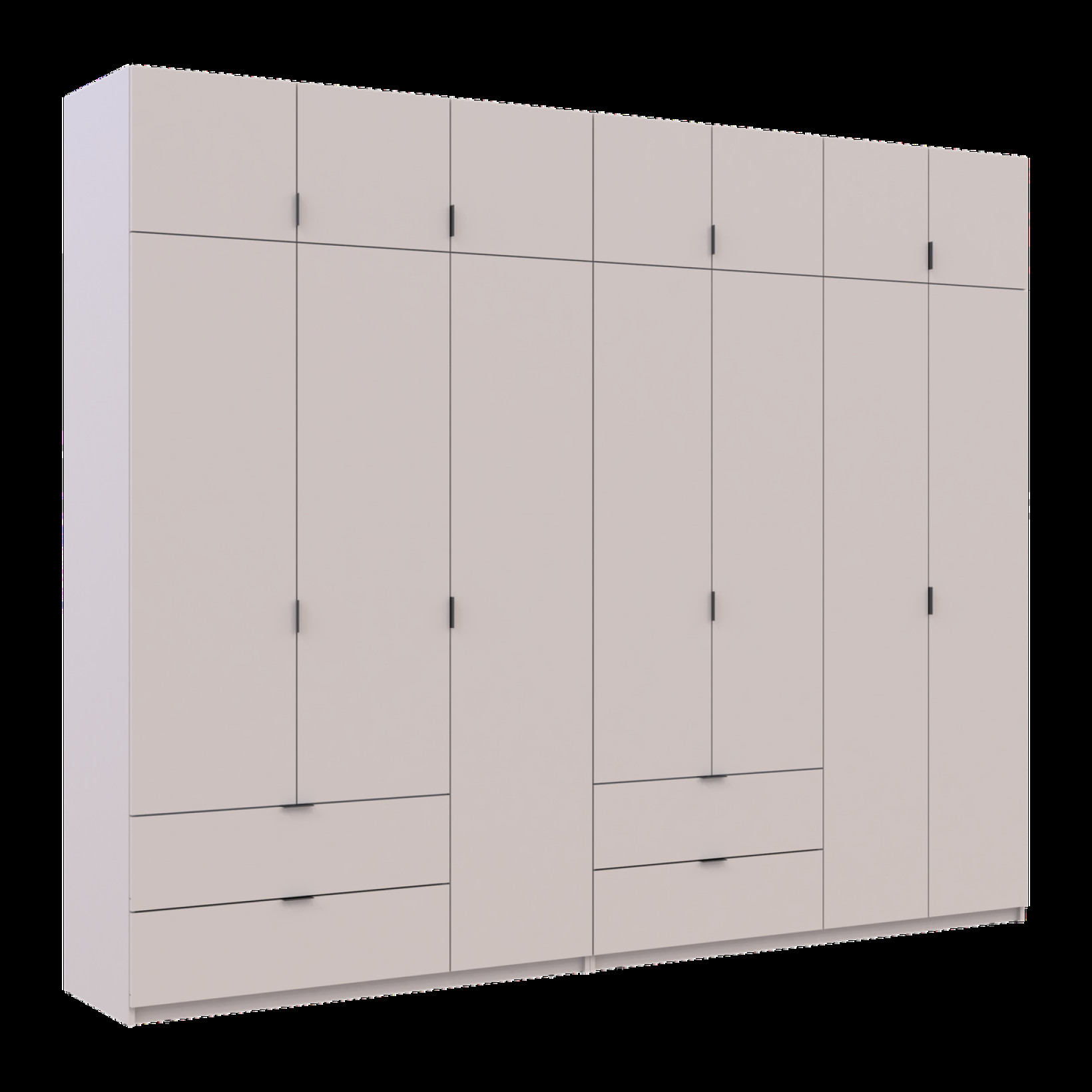Шкаф для одежды Doros Лукас 3+4 ДСП 295х50х240 (42005124) Кашемир