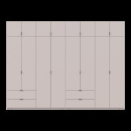 Шкаф для одежды Doros  Лукас 4+4 ДСП 320х50х240 (42005128) Кашемир