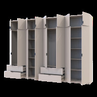 Шкаф для одежды Doros Лукас 4+4 ДСП 340х50х240 (42005140) Кашемир Шкаф для одежды Doros Лукас 4+4 ДСП 340х50х240 (42005140) Кашемир
