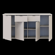 Комод Doros Рон 7 4 фасади 2 шухляди 160х38х81 (41516049) Кашемир