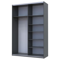Шкаф купе Doros G-Caiser 2 Зеркала / 3 части 160х60х240 (42005021) Графит Шкаф купе Doros G-Caiser 2 Зеркала / 3 части 160х60х240 (42005021) Графит