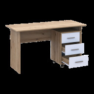 Офисный стол Doros Т3 ДСП 120х68х78 (41901064) Дуб Эвок/Белый Офисный стол Doros Т3 ДСП 120х68х78 (41901064) Дуб Эвок/Белый