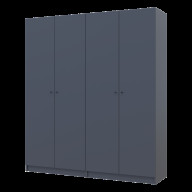 Комплект Doros Промо с полками 2+2 ДСП 180х48х204 (44900289)  Графит 
