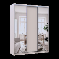 Шкаф купе Doros Сити Лайт 1 ДСП / 2 зеркала 180х60х225 (80736368) Кашемир Шкаф купе Doros Сити Лайт 1 ДСП / 2 зеркала 180х60х225 (80736368) Кашемир