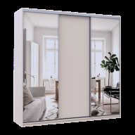 Шкаф купе Doros Сити Лайт 1 ДСП / 2 зеркала 225х60х225 (80736380) Кашемир Шкаф купе Doros Сити Лайт 1 ДСП / 2 зеркала 225х60х225 (80736380) Кашемир