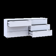 Комод Doros Рон 9 на 6 Ящичков 160х38х62 (41516175) Белый Комод Doros Рон 9 на 6 Ящичков 160х38х62 (41516175) Белый